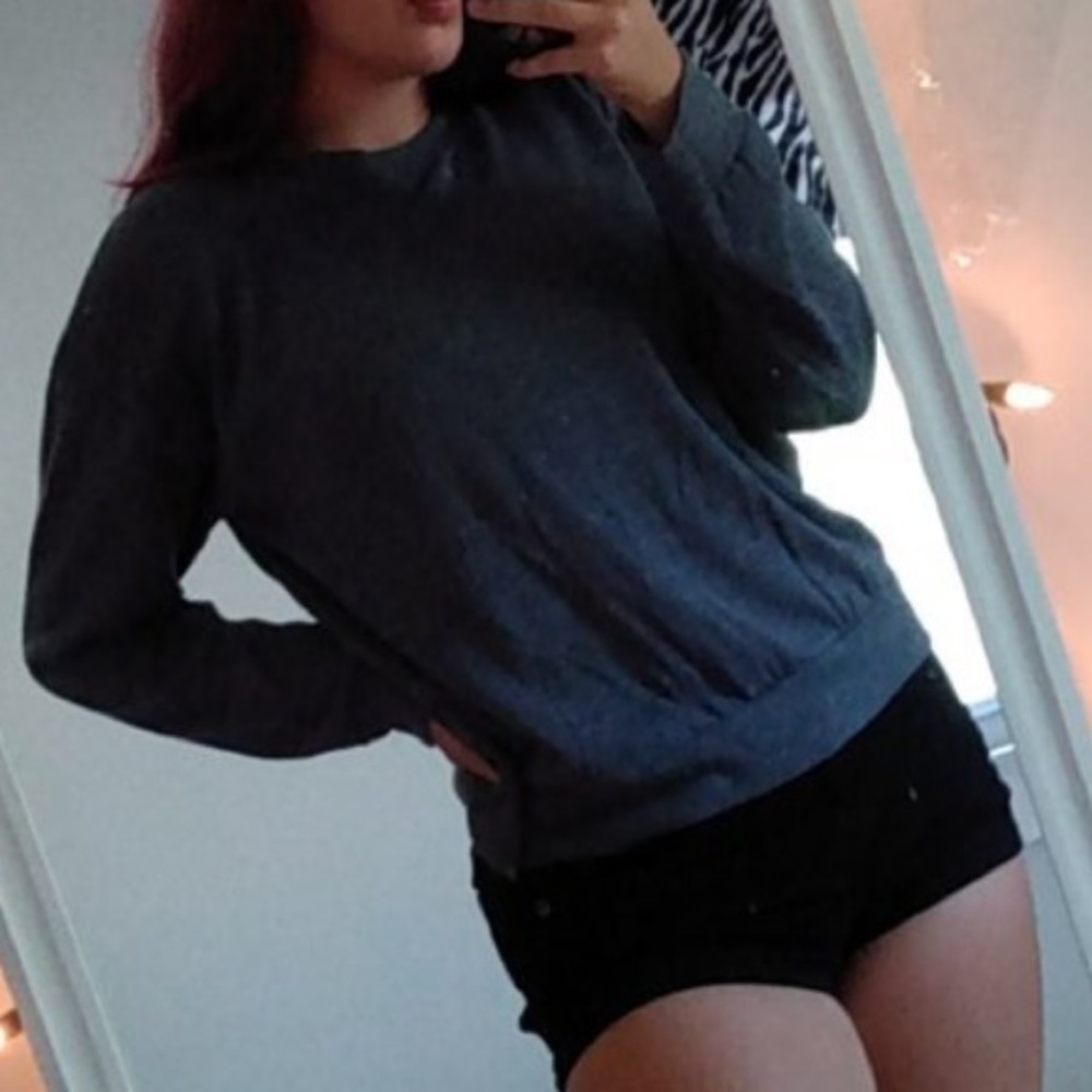 Soft navy blue sweater